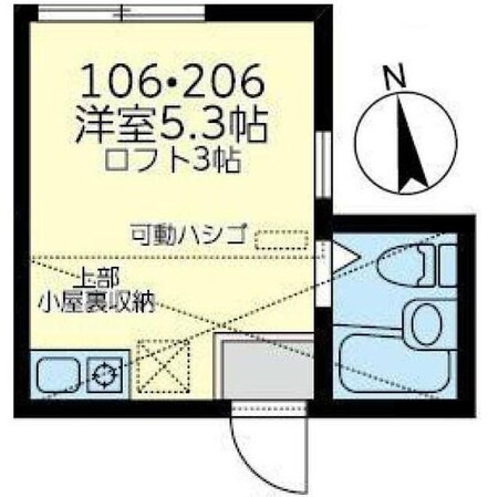 ユナイト大口フロレンシアの物件間取画像